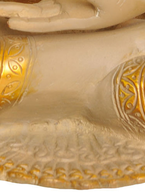 12" Lord Buddha In Abhaya Mudra In Brass | Handmade | Made In India