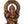 12" Lord Ganesha Idol on Kirtimukha Throne | Handmade Brass Statue | Made in India