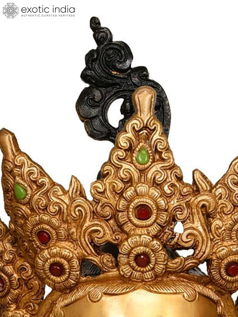 27" Large Size Amitabha Buddha (Tibetan Buddhist Deity) In Brass | Handmade | Made In India