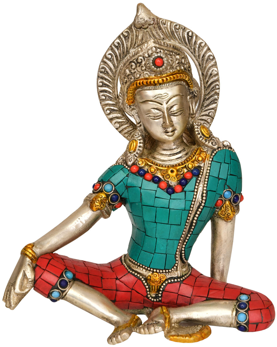 7" Indra Vedic God Handmade Brass Statue