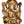 10" Lord Ganesha Seated on Lotus Pedestal with Umbrella In Brass | Handmade | Made In India