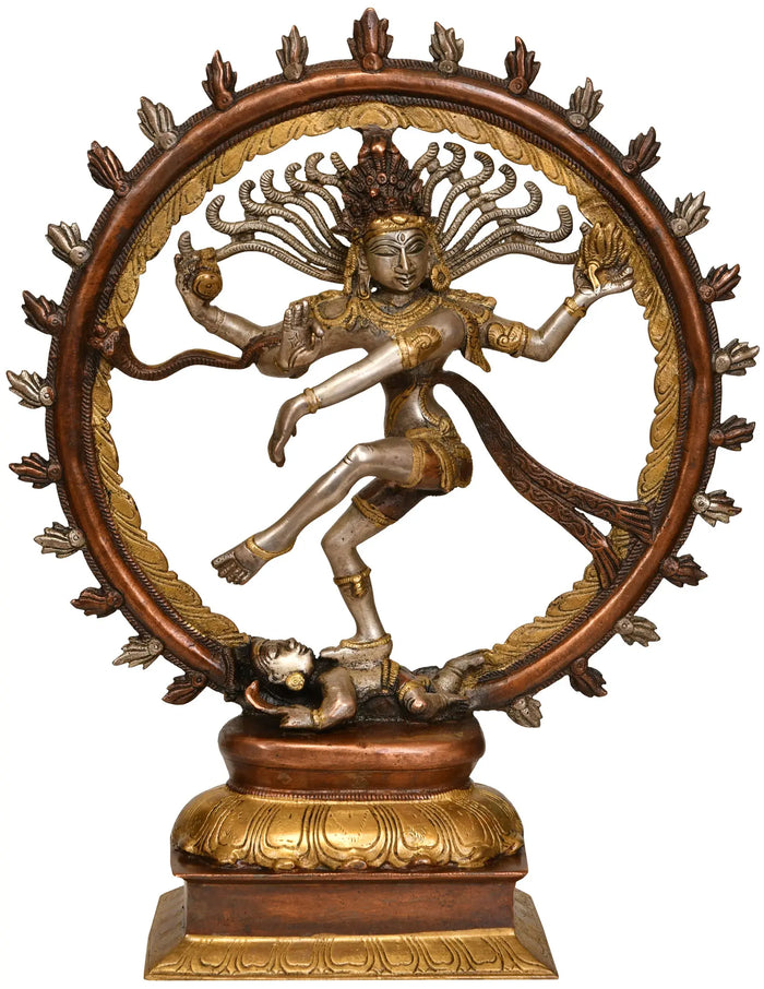 14" Nataraja In Brass | Handmade | Made In India