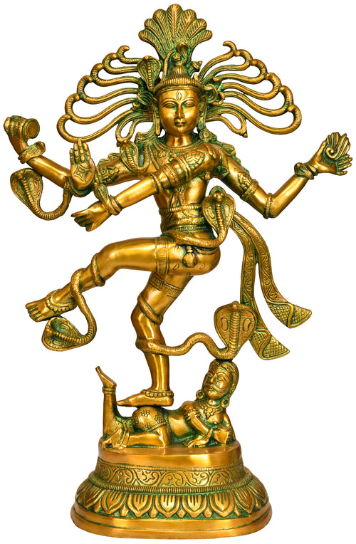 20" Shiva Tandava Nataraja Handmade Brass Statue