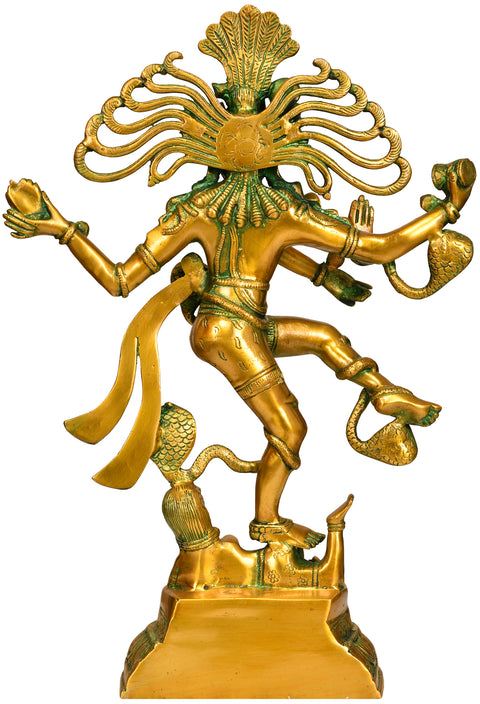 20" Shiva Tandava (Nataraja) In Brass | Handmade | Made In India