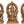 7" Lakshmi Ganesha Saraswati (Set of Three Statues) In Brass | Handmade | Made In India