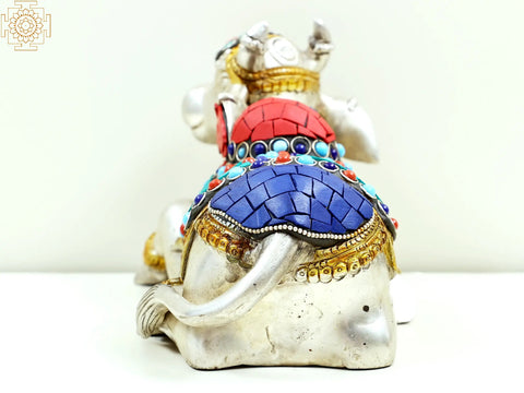 7" Nandi The Mount of Lord Shiva In Brass | Handmade | Made In India