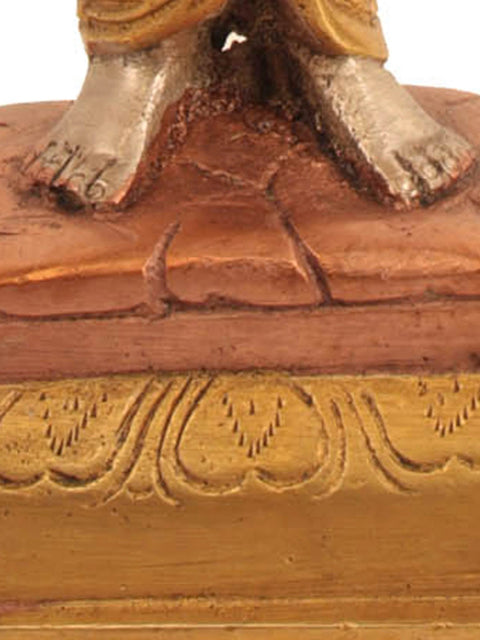 8" Brass Dhanvantari Idol - The Physician of the Gods | Handmade | Made in India