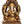 11" Lord Ganesha on Throne with Prabhavali and Kirtimukha In Brass | Handmade | Made In India