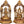 9" Pair of Ganesha and Lakshmi In Brass | Handmade | Made In India