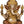 8" Blessing Lord Ganesha Idol Eating Modaka | Handmade Brass Statue | Made in India