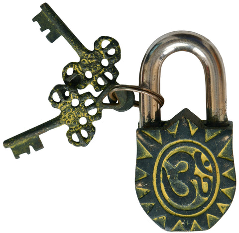 Brass Auspicious Lord Shiva Lock