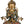 10" Buddhist Deity Crowned Buddha Preaching His Dharma | Handmade Brass Statue | Made in India