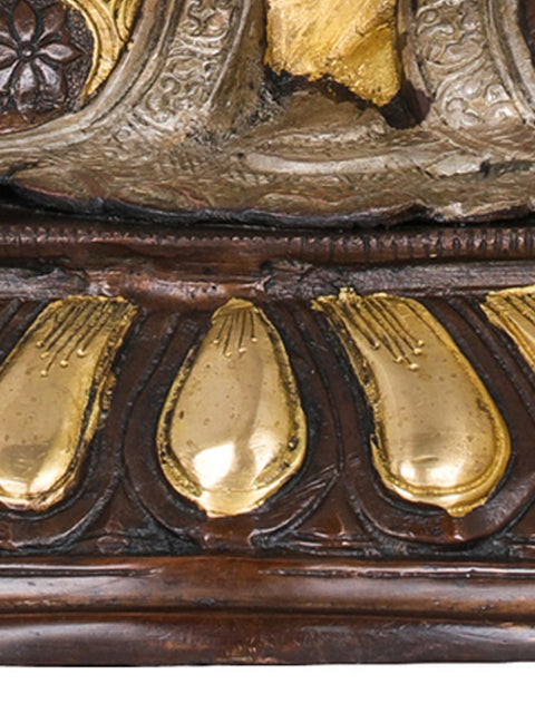 20" Lord Buddha in Preaching Mudra -Tibetan Buddhist In Brass | Handmade | Made In India