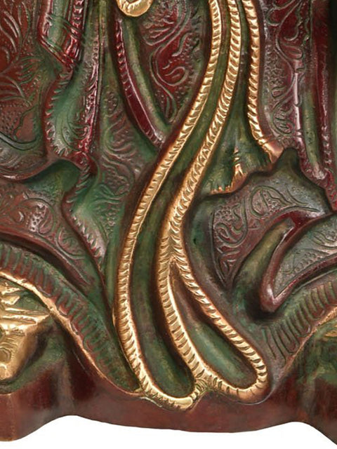17" Big Statue of Laughing Buddha in Brass | Handmade | Made In India