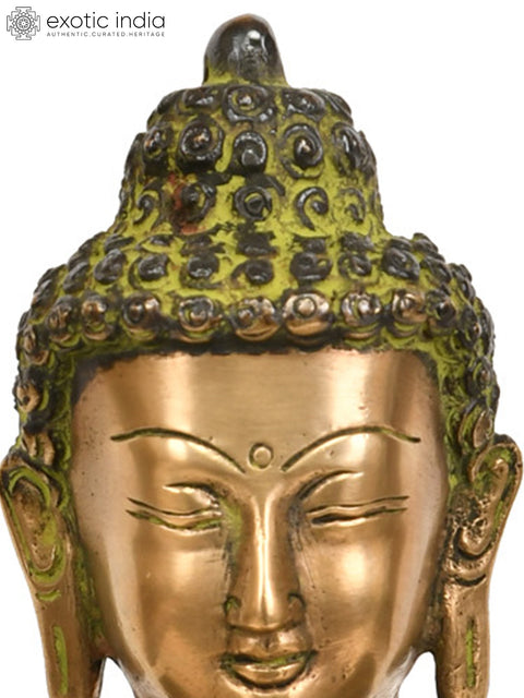 10" Lord Buddha in Vitark Mudra In Brass | Handmade | Made In India