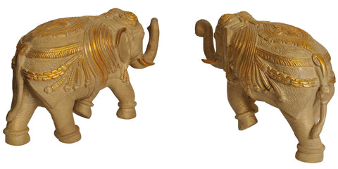 Ornamented Elephant Pair (Supremely Auspicious According to Vastu)