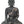 8" Bhumisparsha Buddha Adorned in a Floral Robe | Handmade Indian Brass Idol