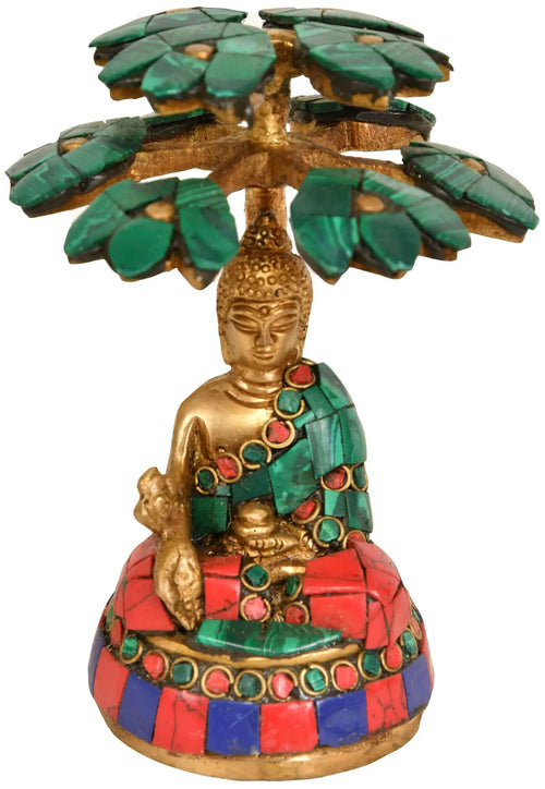4" Brass Medicine Buddha Statue Handmade