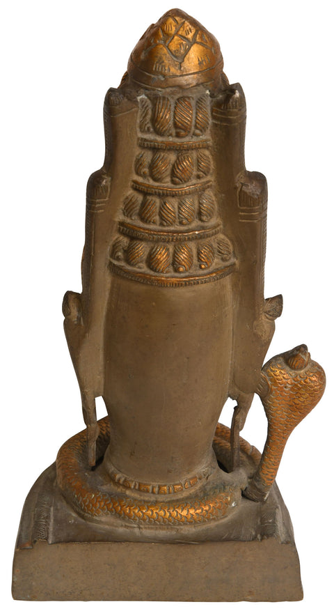 8" Shiva Head (Mukhalinga) In Brass | Handmade | Made In India