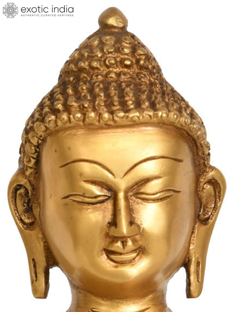 9" Preaching Buddha (Tibetan Buddhist Deity) In Brass | Handmade | Made In India