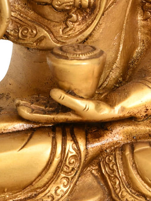 9" Preaching Buddha (Tibetan Buddhist Deity) In Brass | Handmade | Made In India