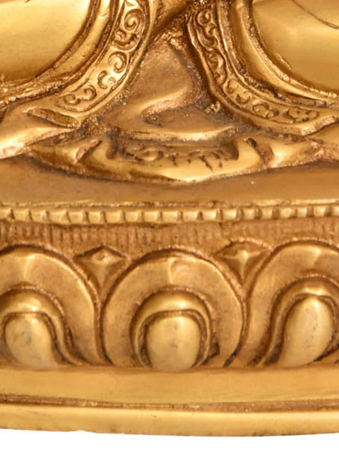 9" Preaching Buddha (Tibetan Buddhist Deity) In Brass | Handmade | Made In India