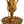16" Lord Vishnu Wick Lamp with Hanging Bells In Brass | Handmade | Made In India