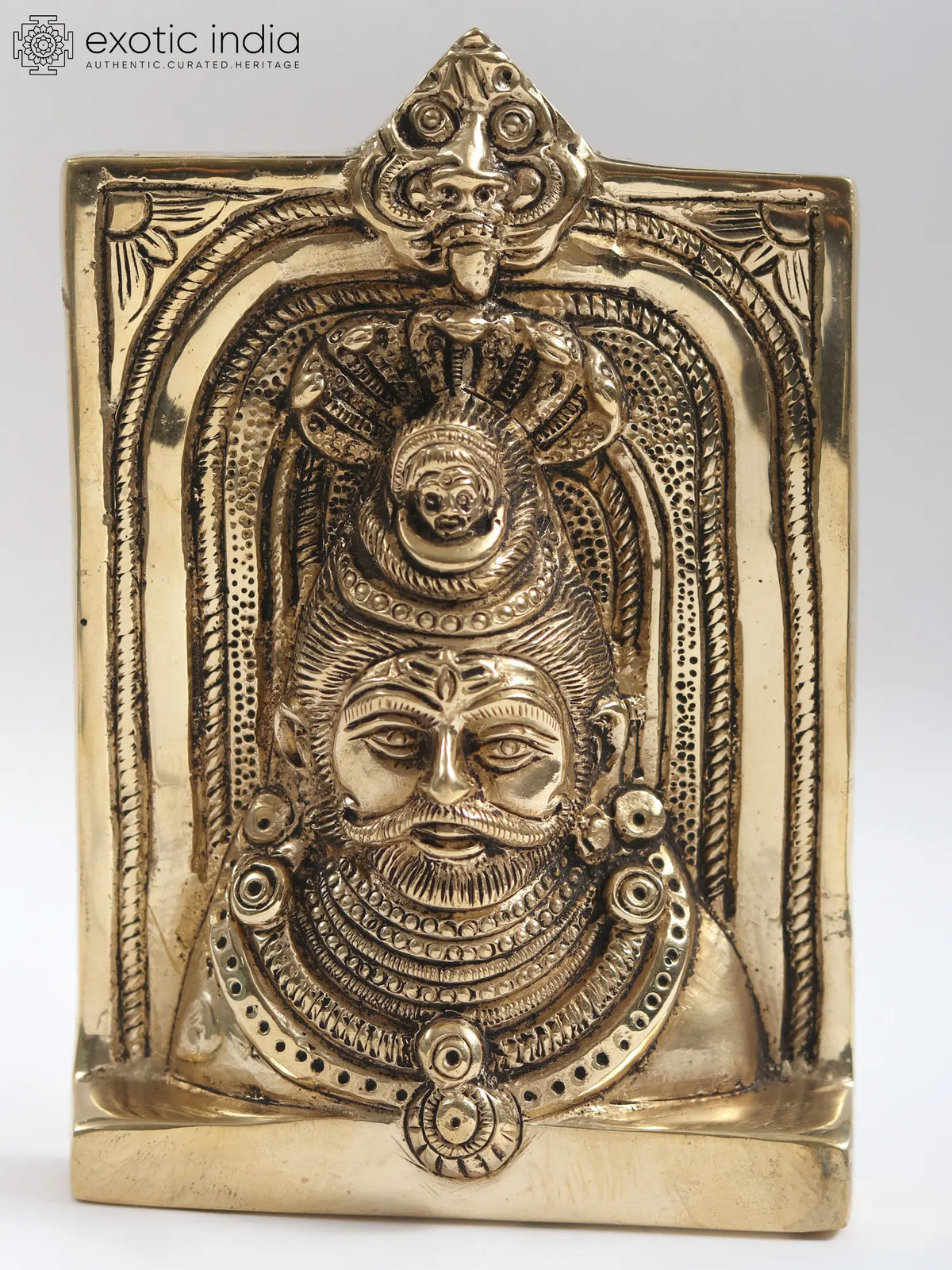 5" Small Lord Shiva (Altar Piece) In Brass