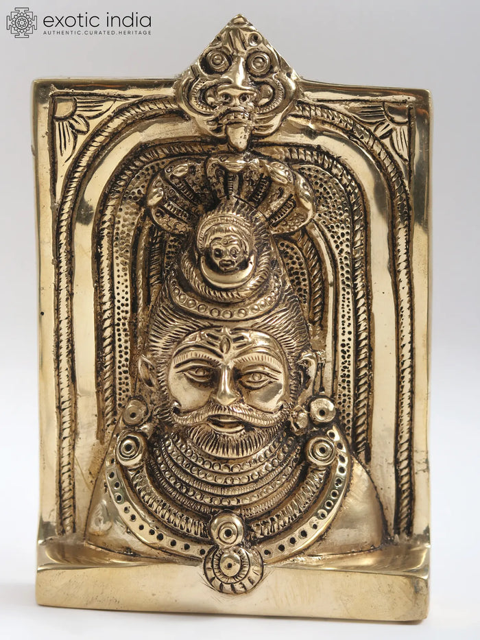 5" Small Lord Shiva (Altar Piece) In Brass