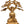 9" Tibetan Buddhist Deity Lord Buddha Under The Bodhi Tree In Brass | Handmade | Made In India
