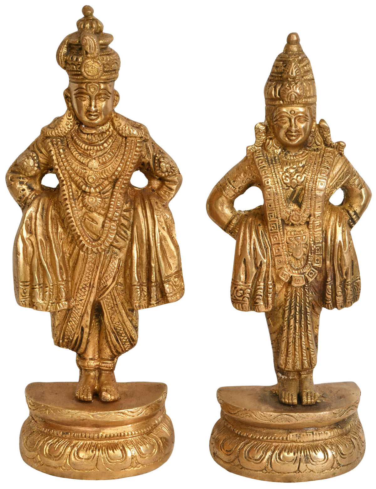 8" Swaminarayan In Brass | Handmade | Made In India