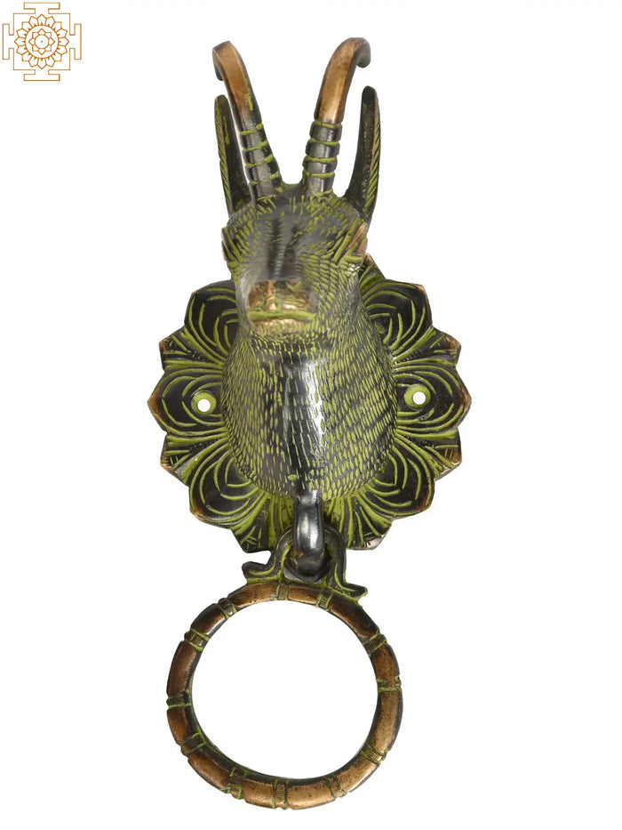 Brass Deer Door Knocker Handmade