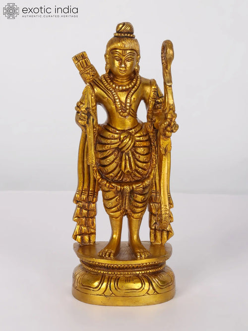 Bhagwan Shri Rama Handmade Brass Statue for Pooja