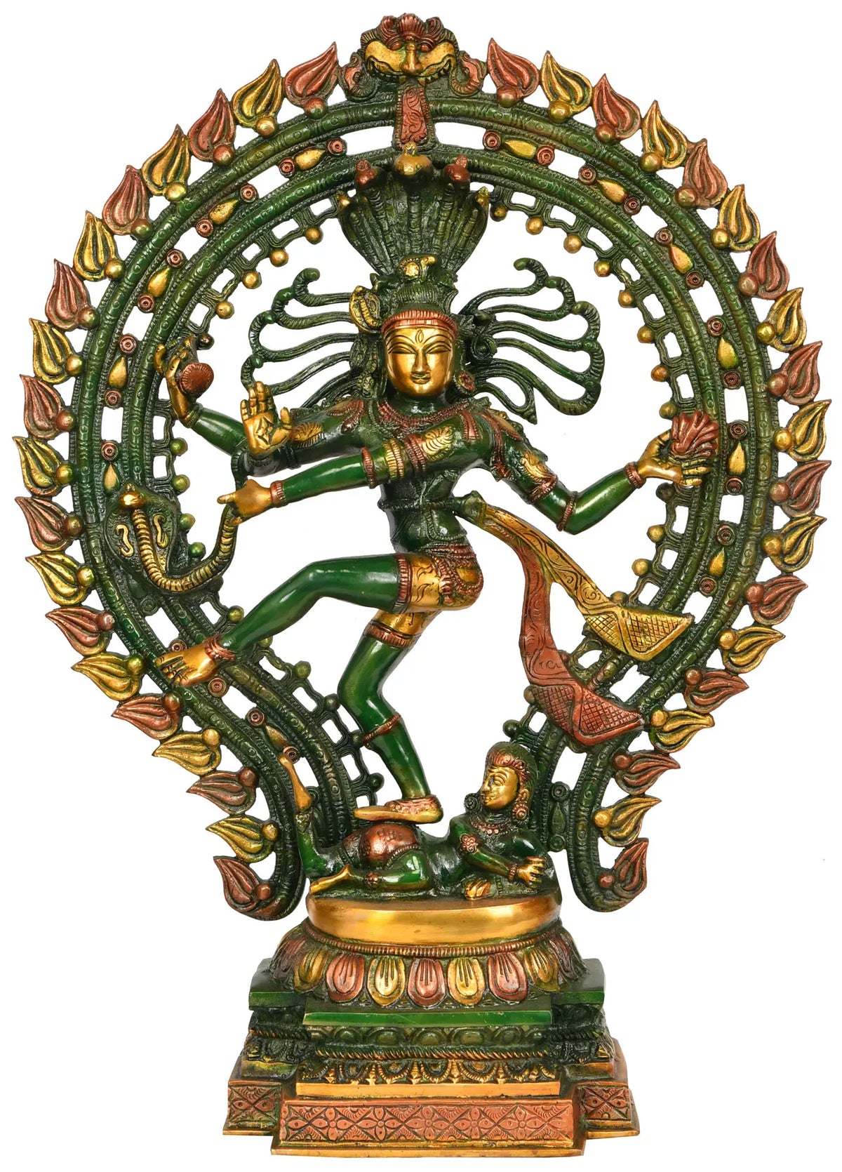 22" Nataraja In Brass | Handmade | Made In India