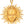Sparkling Golden Brass Handmade Vastu Wall Hanging of Surya Bhagwan