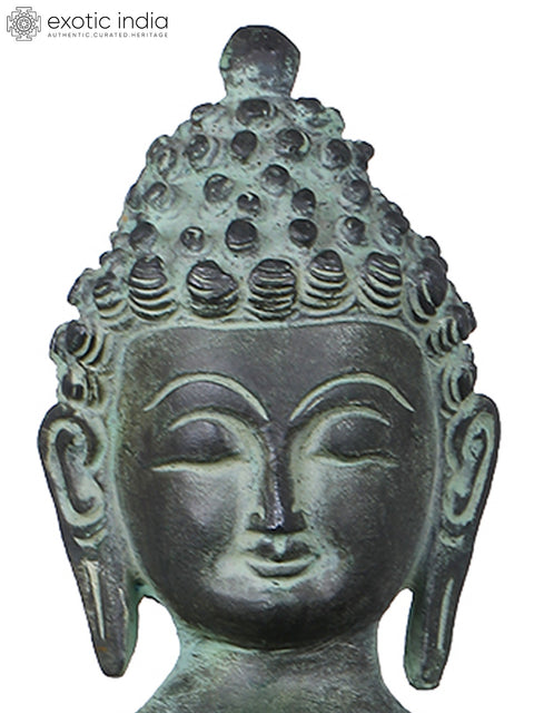 12" Medicine Buddha Brass Sculpture | Handmade | Made in India