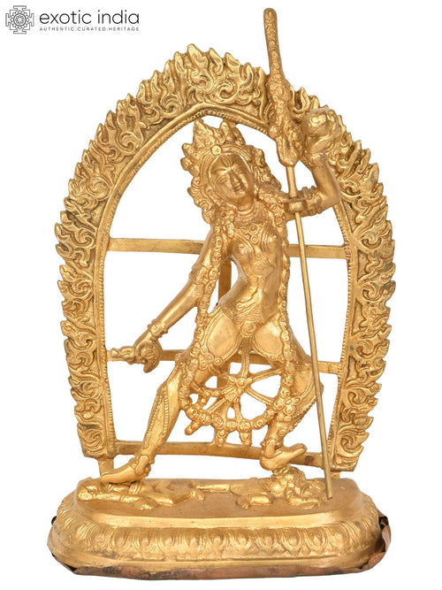 8" Vajrayogini Handmade Brass Statue Tibetan Buddhist Deity Idol