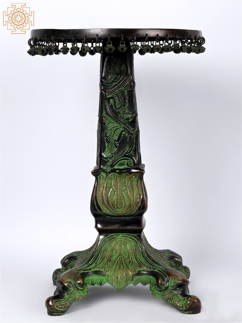 Decorated Pedestal with Ghungroos