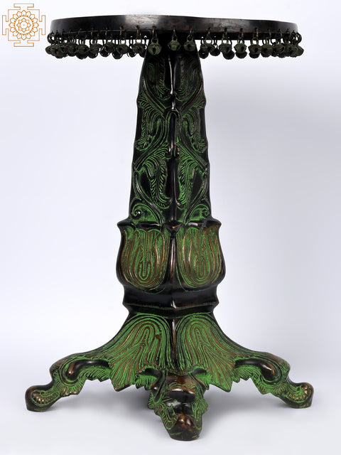 Decorated Pedestal with Ghungroos
