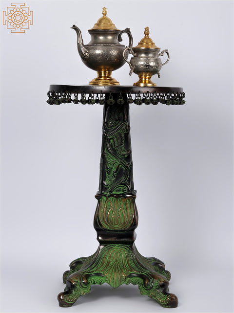 Decorated Pedestal with Ghungroos
