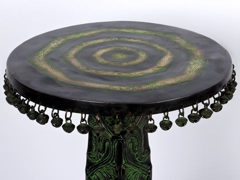 Decorated Pedestal with Ghungroos