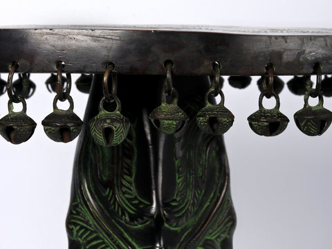 Decorated Pedestal with Ghungroos