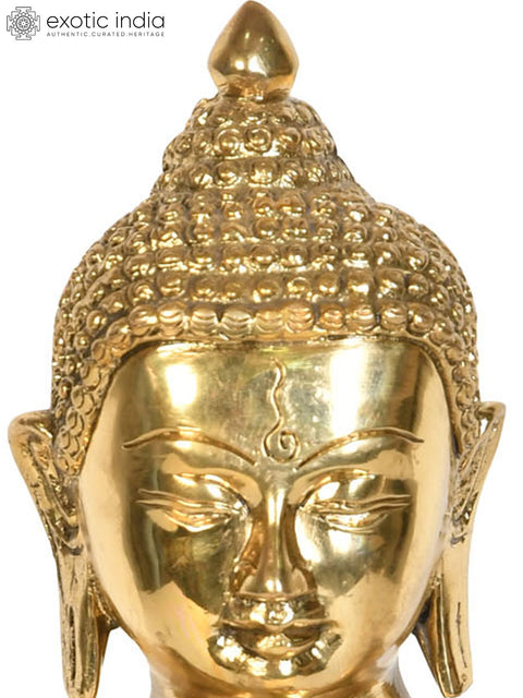 10" Tibetan Buddhist Deity Medicine Buddha In Brass | Handmade | Made In India