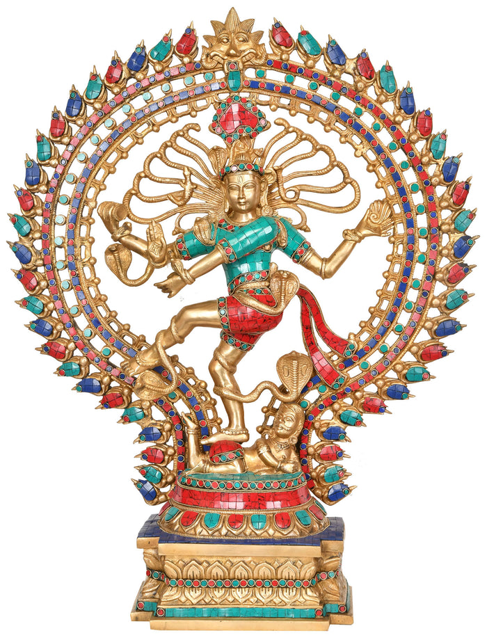 28" Large Size Nataraja In Brass | Handmade | Made In India