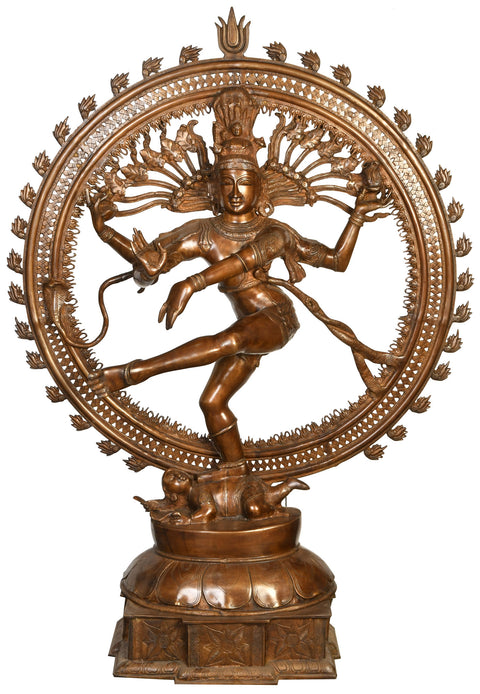53" Large Size Nataraja In Brass | Handmade | Made In India
