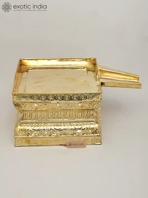 Brass Abhisheka Patra Ritual Water Vessel