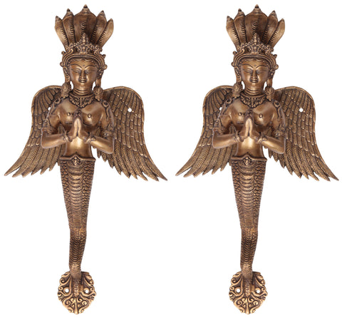 Large Size Naga Kanya Door Handles