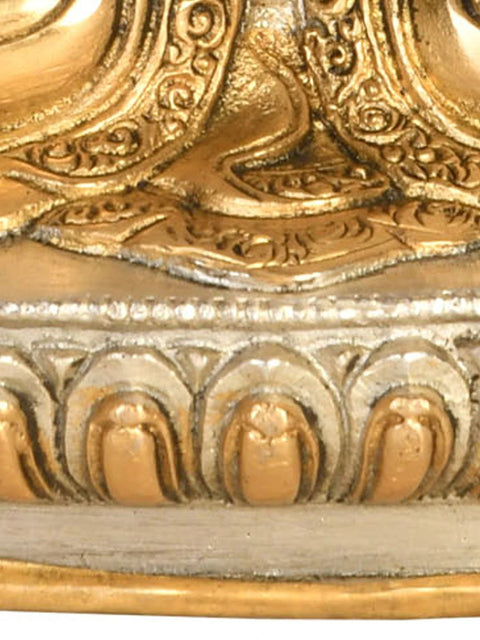 Buddhist Deity Manjushri Brass Sculpture | Handmade | Made in India