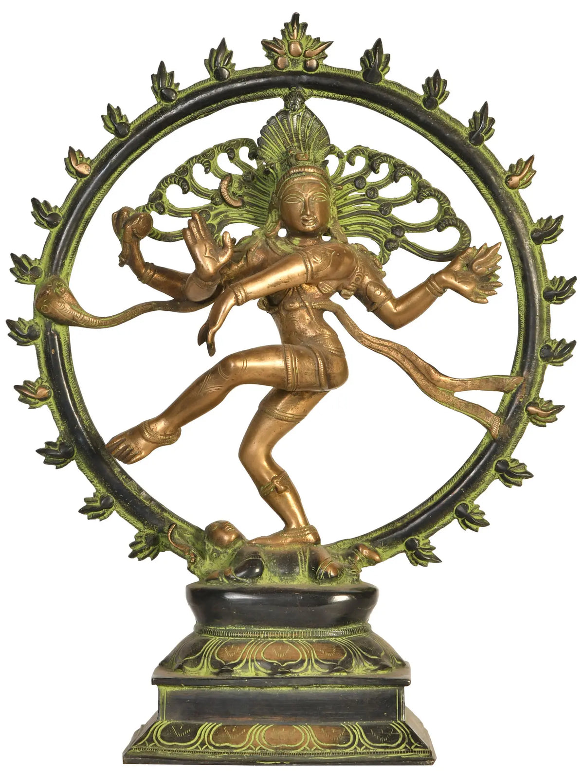 13" Nataraja In Brass | Handmade | Made In India