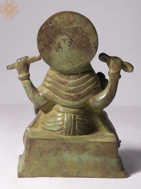 7" Lord Vishwakarma In Brass | Handmade | Made In India